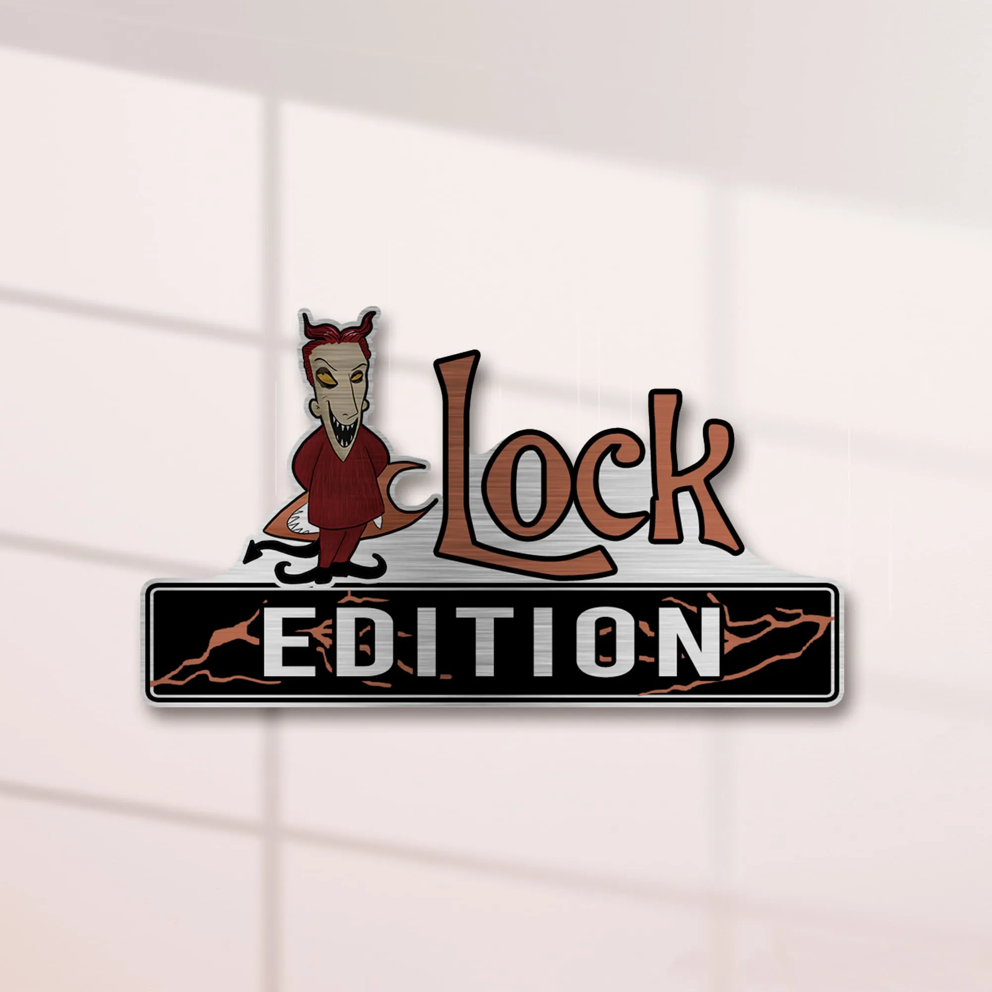 Personalized Lock Edition 3D Inlayed Car Name Badge - Image 3