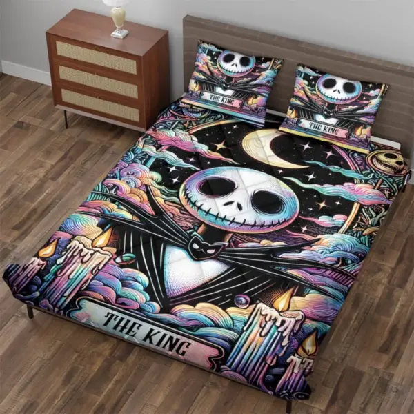 Alternative view of Jack Skellington - Nightmare Before Christmas Halloween Quilt Bedding Set