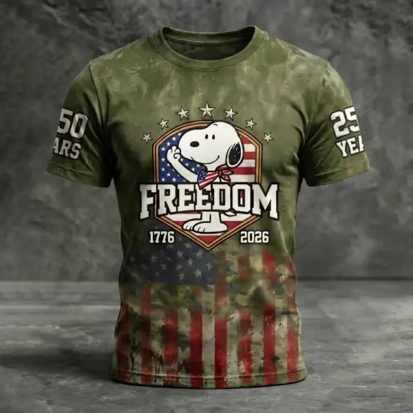 Snoopy 250 Years of America 3D Apparel - THK132219