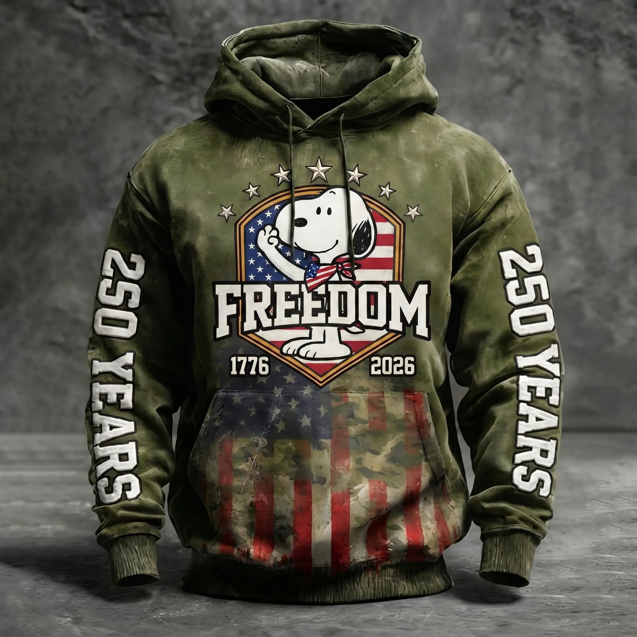 Snoopy 250 Years of America 3D Apparel - THK132219 - Image 2