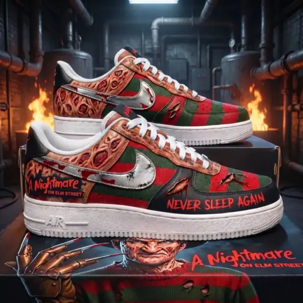 Alternative view of Freddy Krueger Air Low-Top Sneakers Shoes