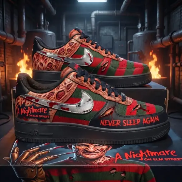 Freddy Krueger Air Low-Top Sneakers Shoes