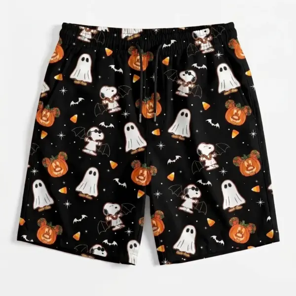 Alternative view of Snoopy Halloween Hawaiian Shirt-THK132813
