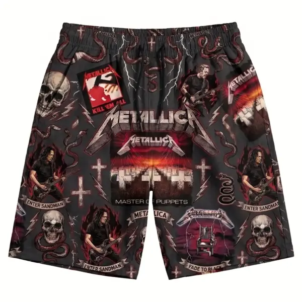 Alternative view of Metallica Hawaiian Shirt-THK132856