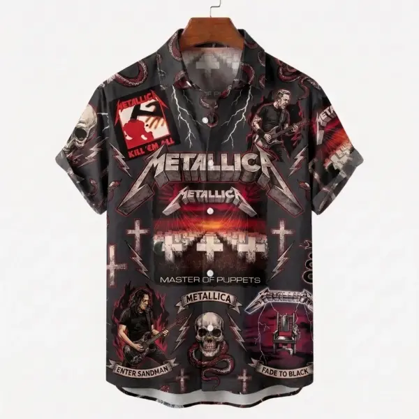 Metallica Hawaiian Shirt-THK132856