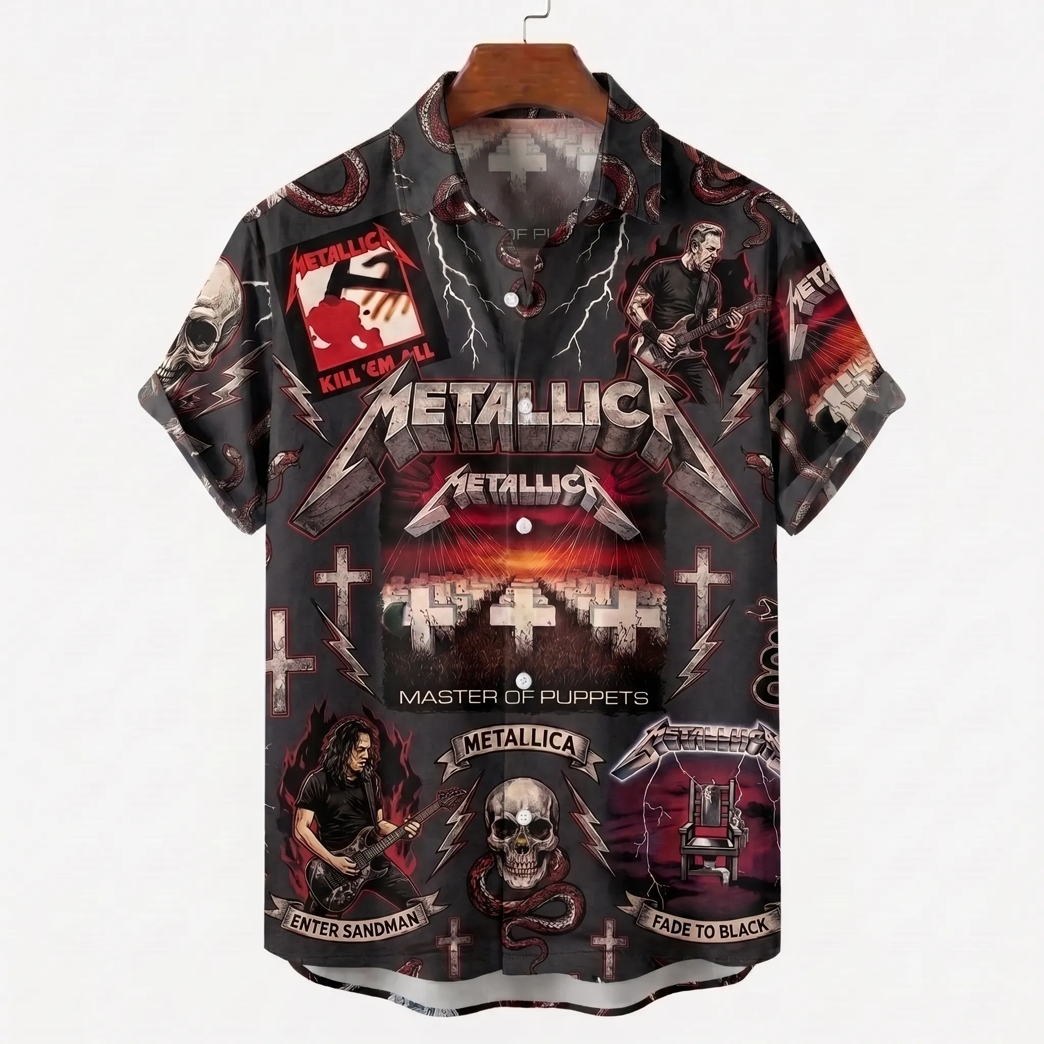 Metallica Hawaiian Shirt-THK132856