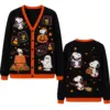 Peanuts Snoopy Pumpkin & Ghost 3D Ugly Cardigan