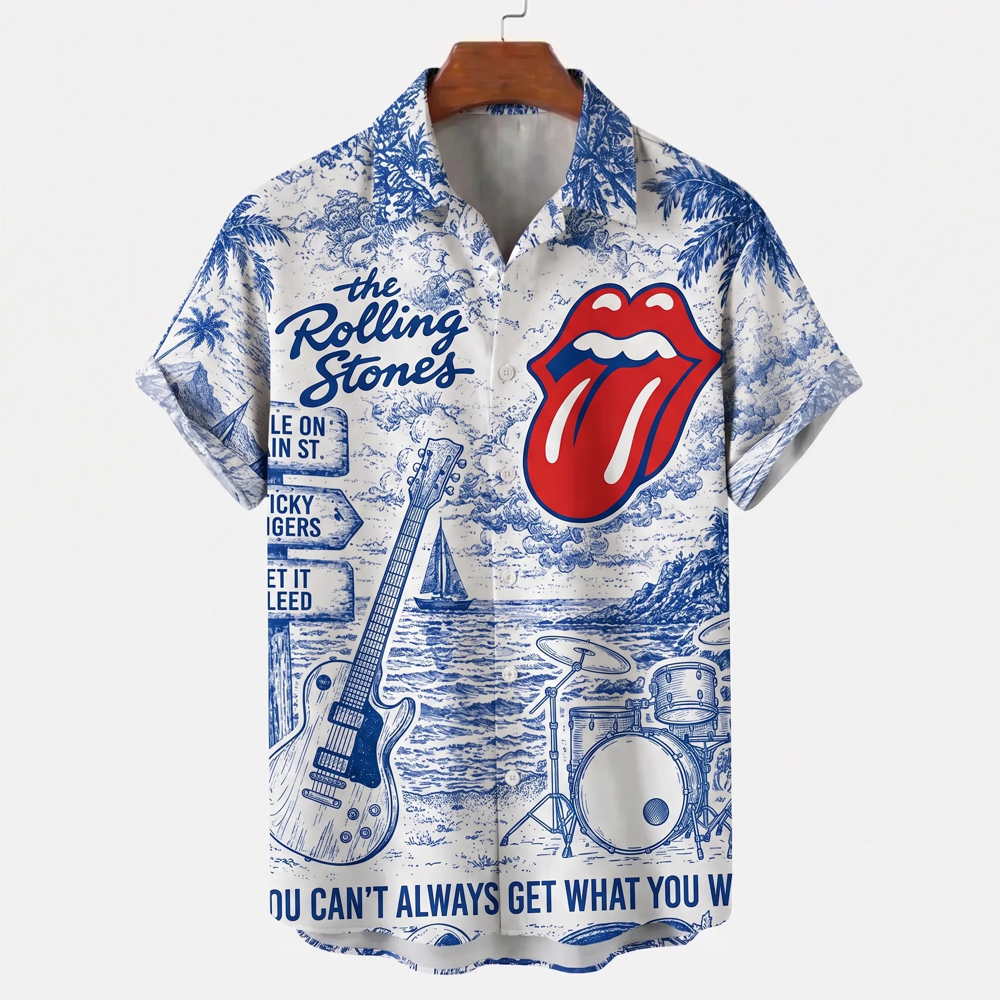 The Rolling Stones Hawaiian Shirt-THK133616