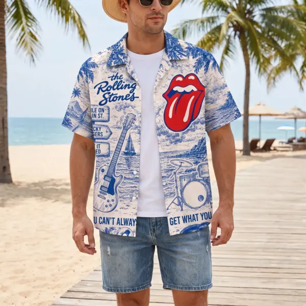 The Rolling Stones Hawaiian Shirt-THK133616 - Image 3