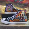Mickey Witch & Vampire Halloween Canvas High-Top Shoes