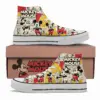 Mickey Canvas High-Top Shoes-THK133727