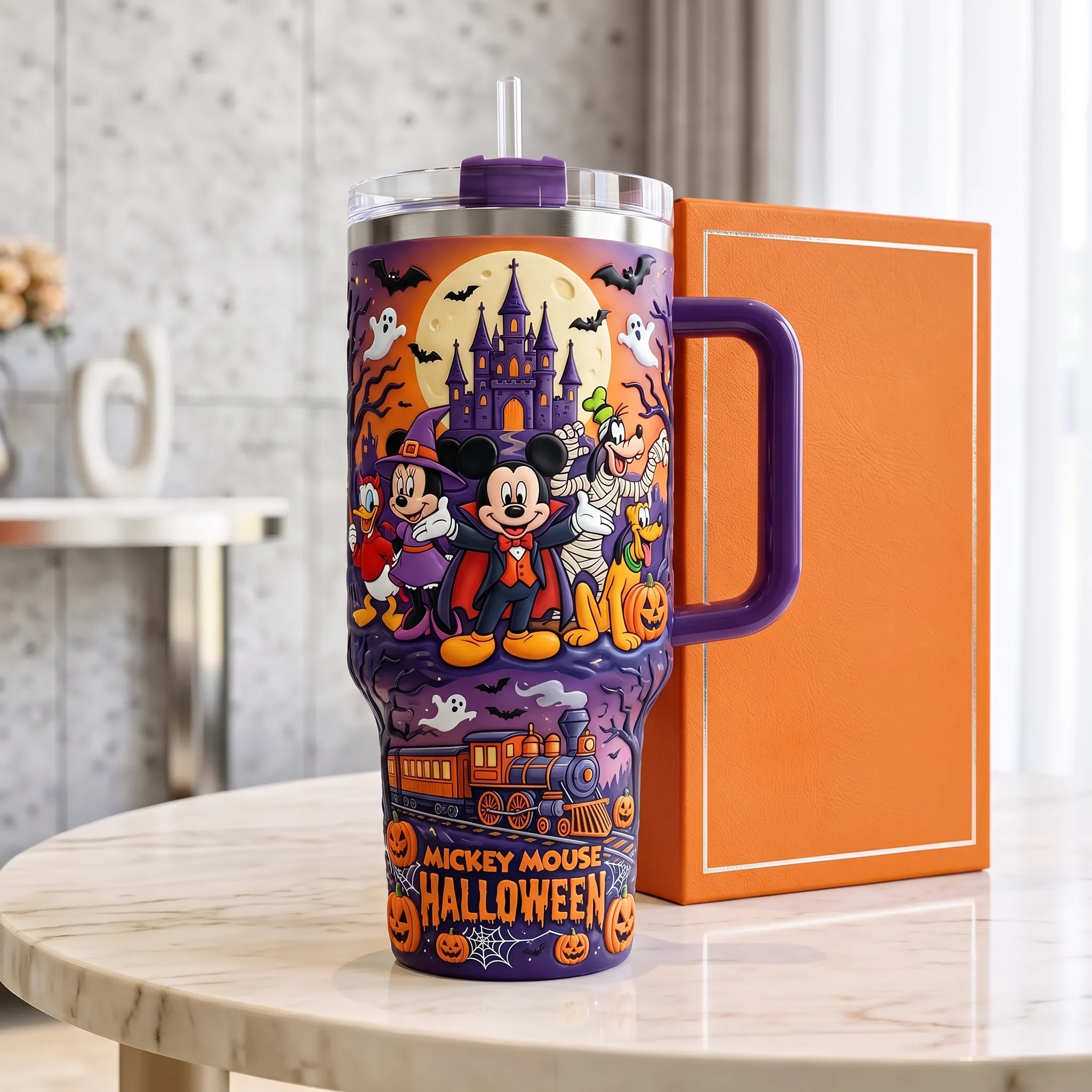 Mickey Mouse Halloween 40oz Stanley Tumbler - Image 2