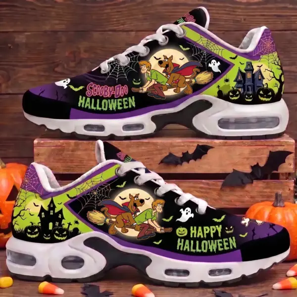 Scooby & Shaggy Broomstick Halloween Air Max Shoes-THK133790