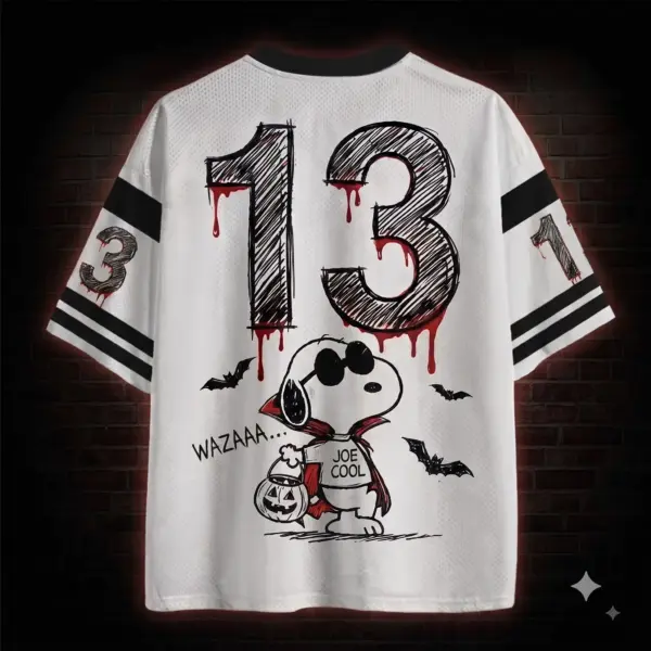 Personalized Snoopy Halloween Mesh Jersey-THK133918 - Image 3
