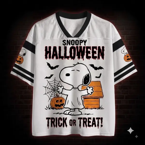 Alternative view of Personalized Snoopy Halloween Mesh Jersey-THK133925
