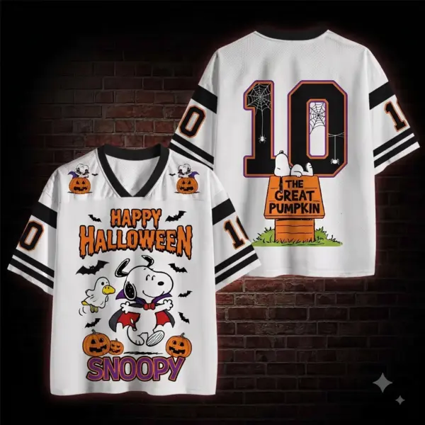 Personalized Snoopy Halloween Mesh Jersey-THK133924