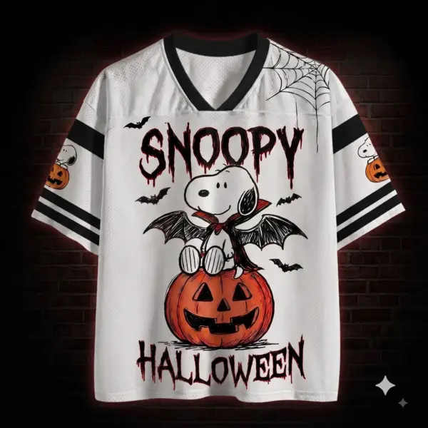 Alternative view of Personalized Snoopy Halloween Mesh Jersey-THK133918