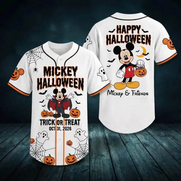Mickey Halloween Baseball Jersey-THK133677