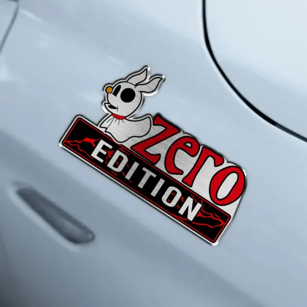 Alternative view of Personalized Zero Edition 3D Inlayed Car Name Badge