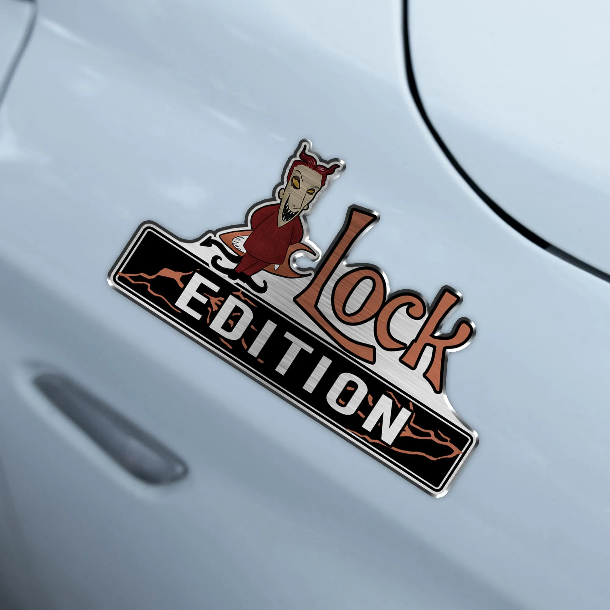 Personalized Lock Edition 3D Inlayed Car Name Badge - Image 2