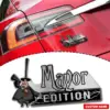 Personalized Mayor Edition 3D Inlayed Car Name Badge
