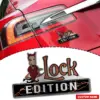 Personalized Lock Edition 3D Inlayed Car Name Badge