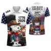 Snoopy 250 Years of America Polo Shirt-THK132615
