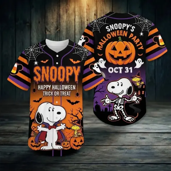 Snoopy Halloween Baseball Jersey-THK133852