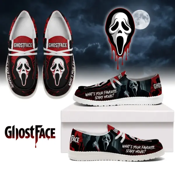 Ghostface Hey Dude Shoes-THK133406