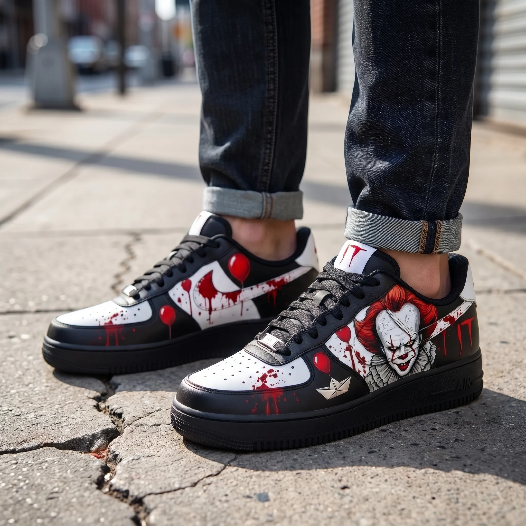 Pennywise Air Low-Top Sneakers Shoes-THK132485 - Image 3