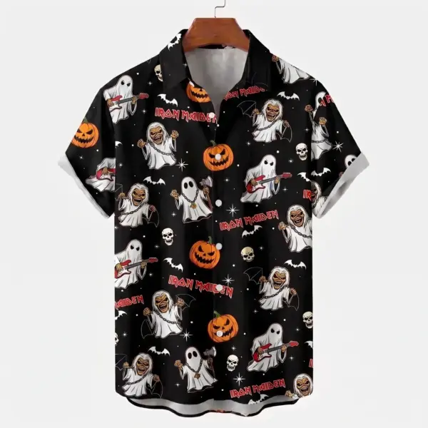 Iron Maiden Halloween Hawaiian Shirt-THK132834