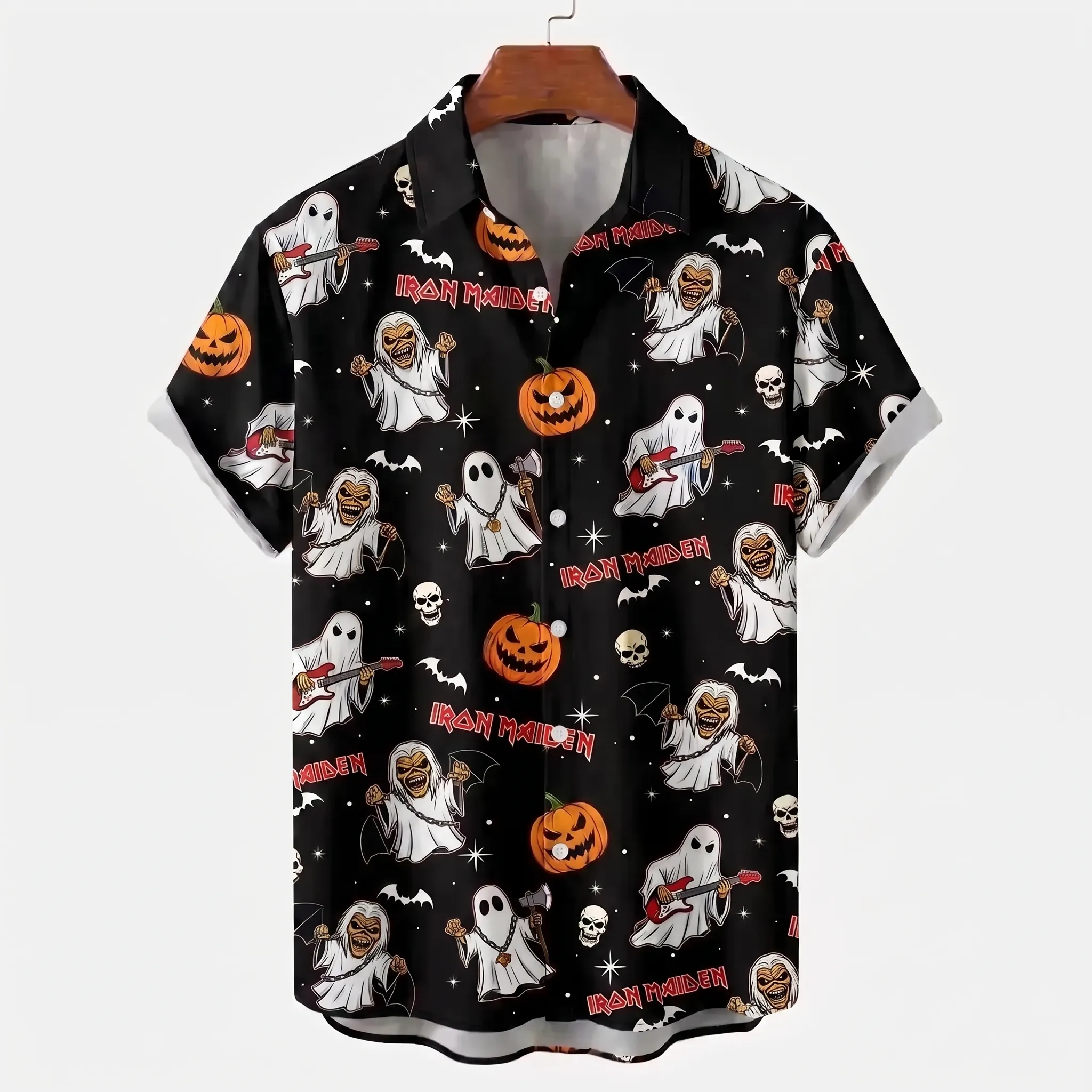 Iron Maiden Halloween Hawaiian Shirt-THK132834