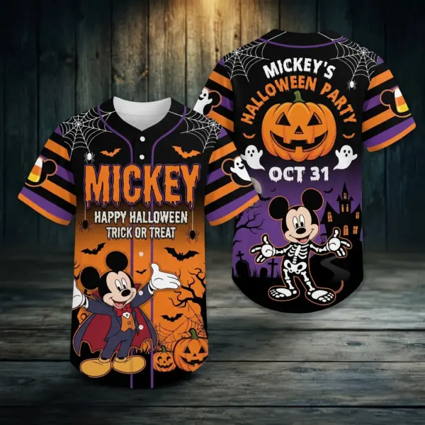 Mickey Halloween Baseball Jersey-THK133681