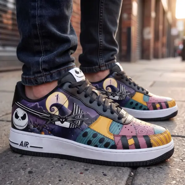 The Nightmare Before Christmas Air Low-Top Sneakers Shoes-THK132754 - Image 4
