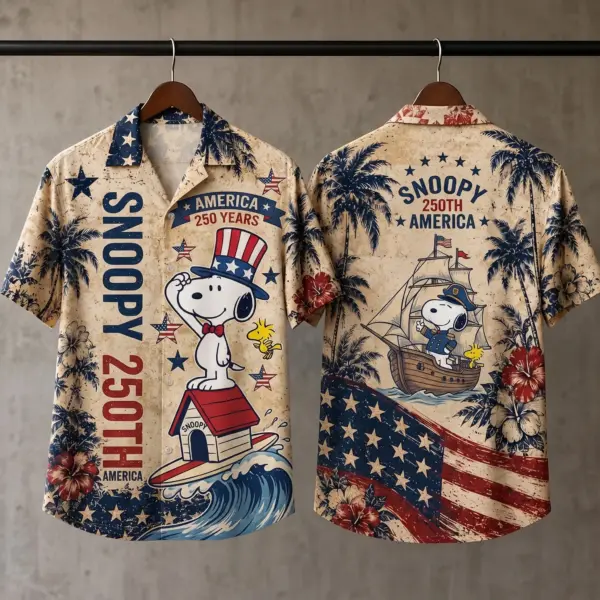 Snoopy 250 Years of America Hawaiian Shirt - THK132205
