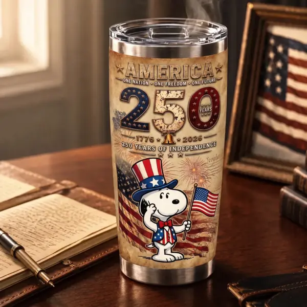 Snoopy 250 Years of America Tumbler Cup-THK132294