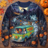 Scooby-Doo The Mystery Machine Spooky Graveyard Unisex Sweatshirt