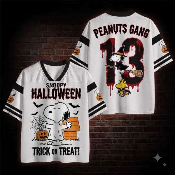Personalized Snoopy Halloween Mesh Jersey-THK133925