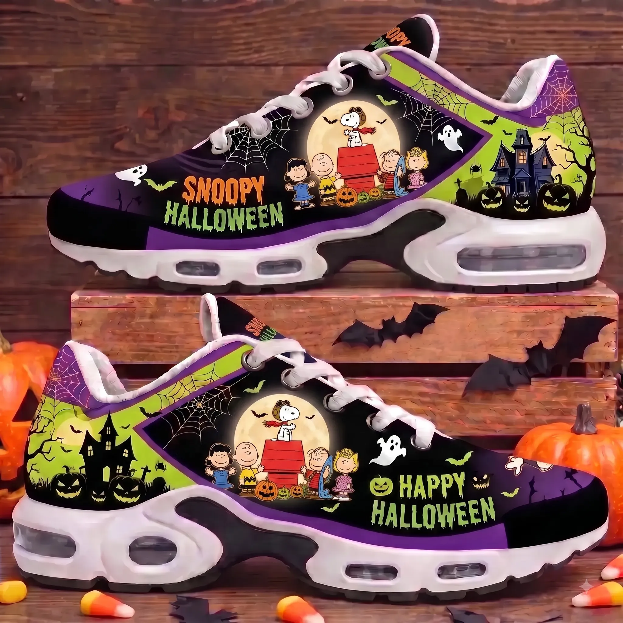 Spooky Snoopy & Friends Halloween Air Max Shoes