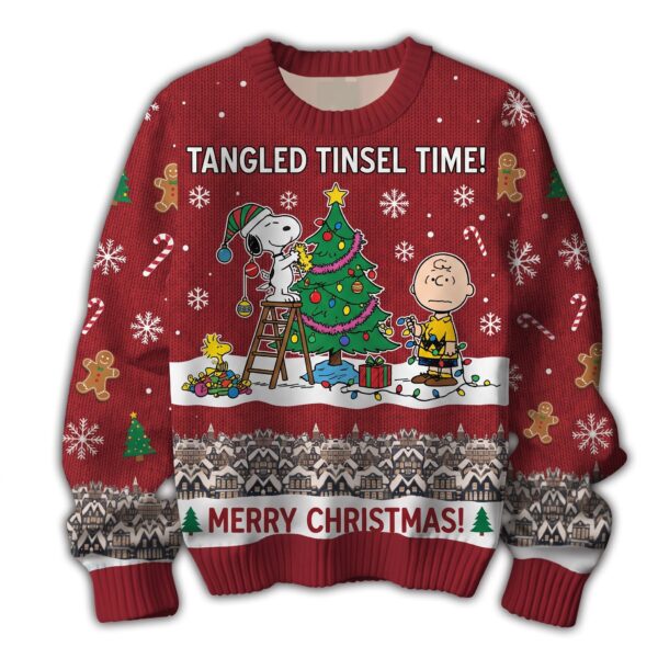 Snoopy Christmas Ugly Christmas Sweater-THK133504