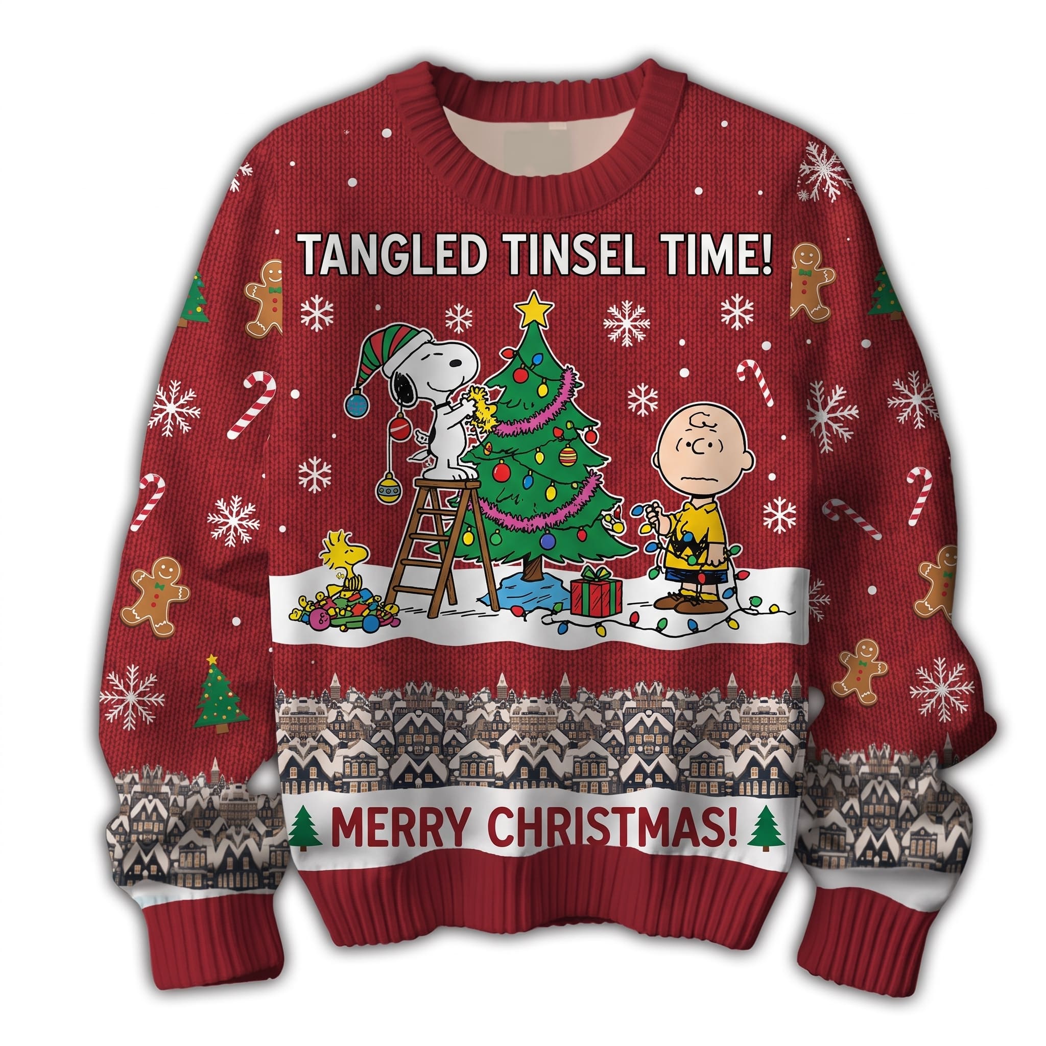 Snoopy Christmas Ugly Christmas Sweater-THK133504