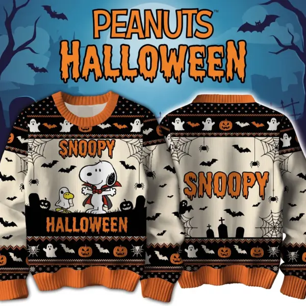 Snoopy Vampire Halloween Ugly Christmas Sweater