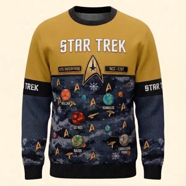 Star Trek USS Enterprise Ugly Christmas Sweater