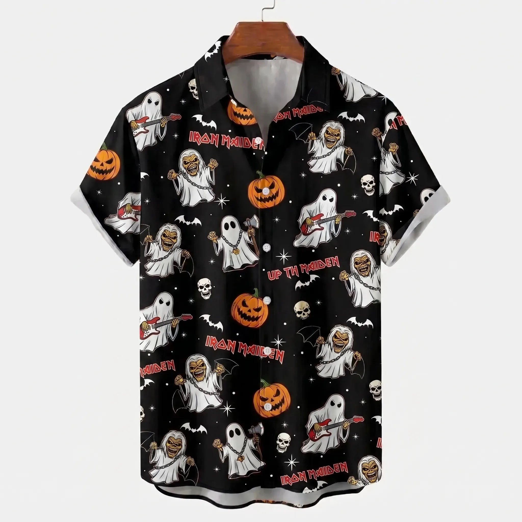 Iron Maiden Halloween Hawaiian Shirt-THK132834