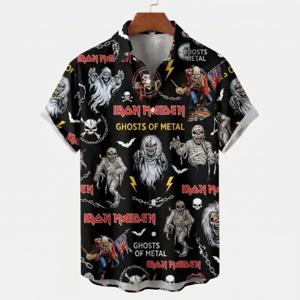 Iron Maiden Halloween Hawaiian Shirt-THK132820