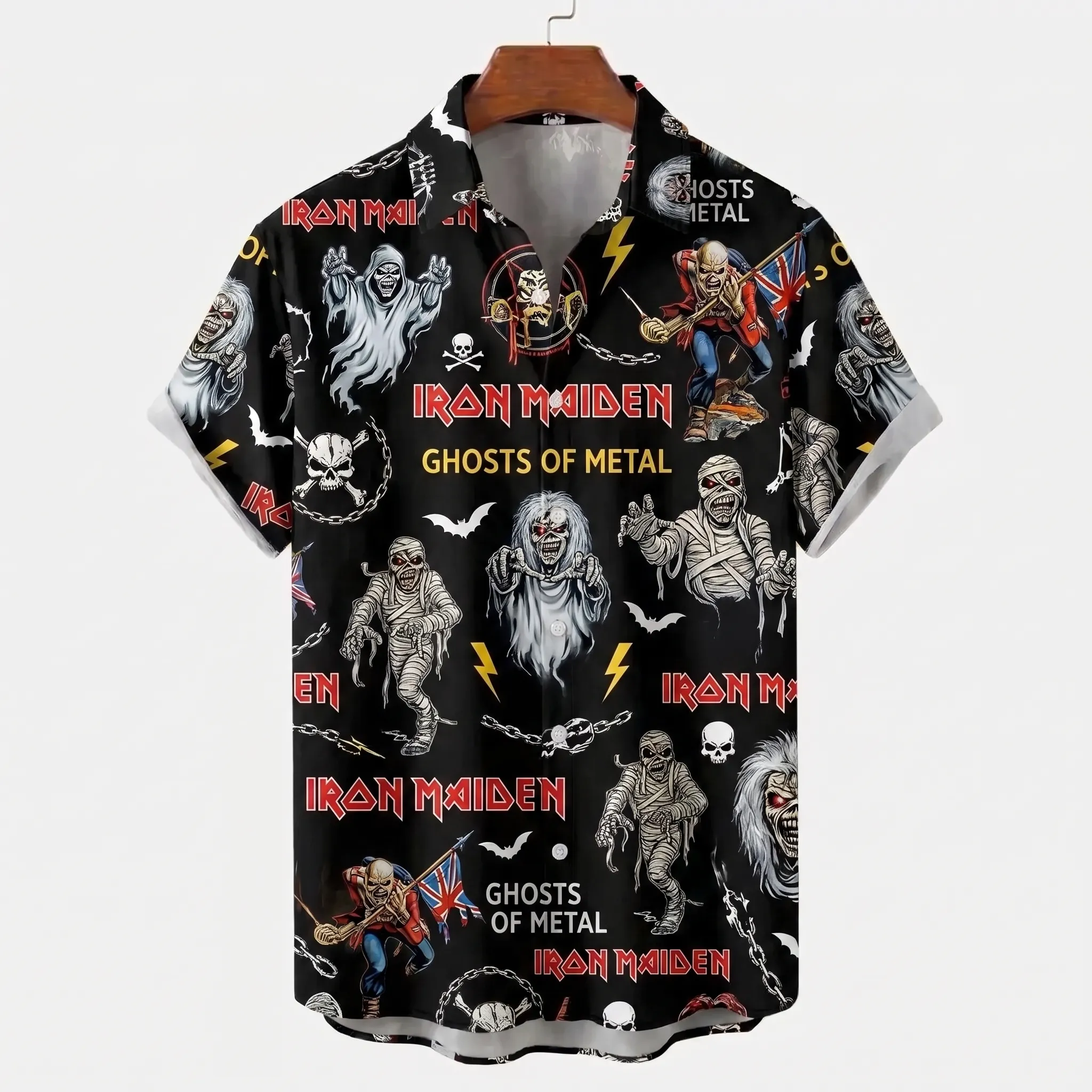 Iron Maiden Halloween Hawaiian Shirt-THK132820