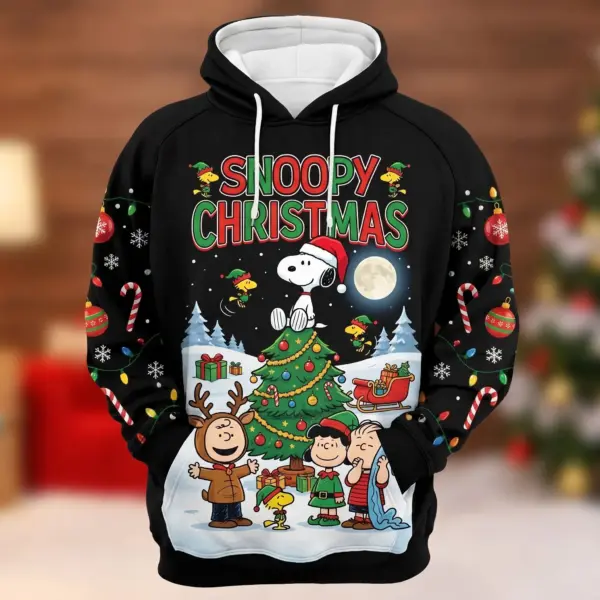 Snoopy Merry Christmas 3D Hoodie-THK135016
