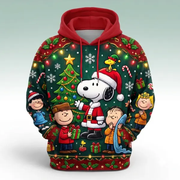 Snoopy Merry Christmas 3D Hoodie-THK135010