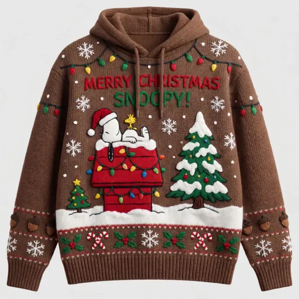 Snoopy Merry Christmas 3D Ugly Sweater-THK135030