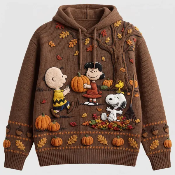 Cozy Snoopy Autumn 3D Hoodie-THK135031